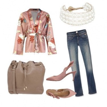 Outfit Un kimono all’italiana