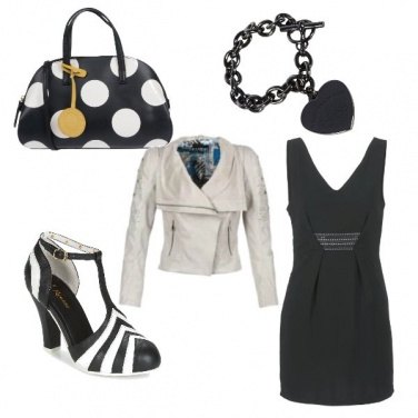 Outfit Righe e pois