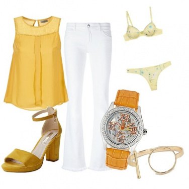 Outfit Tocco di giallo sole