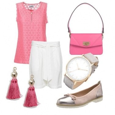 Outfit Rosa ufficio
