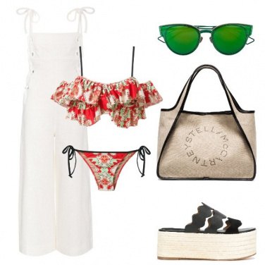 Outfit Il costume a fiori