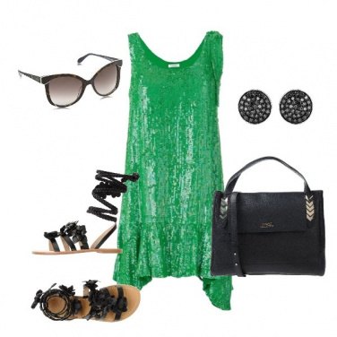 Outfit Con le paillettes anche di giorno
