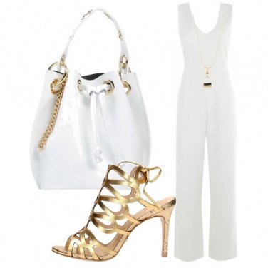 Outfit Gold power as white