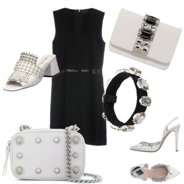 Outfit Tubino nero giorno/sera