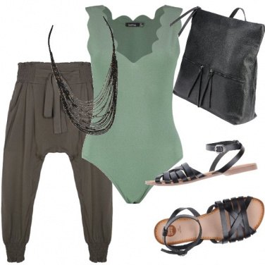 Outfit Green power