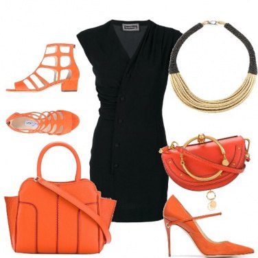 Outfit Tubino nero giorno/sera