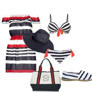 Outfit Mare a righe!