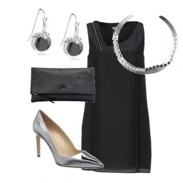 Outfit Nero argento