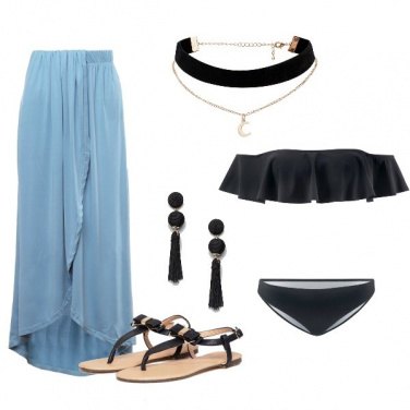 Outfit Party in piscina