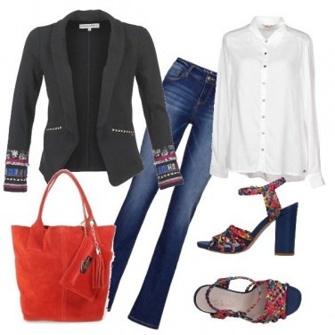 Outfit Giacca etnica