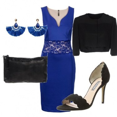 Outfit Cerimonia in blu