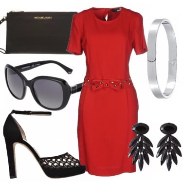 Outfit Rosso e nero