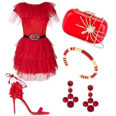 Outfit Red night
