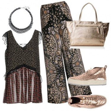 Outfit Arabeschi dorati