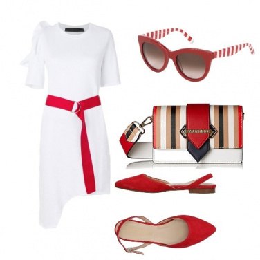 Outfit Contrasti in rosso