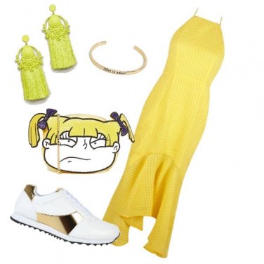 Outfit La snakers con il lungo!