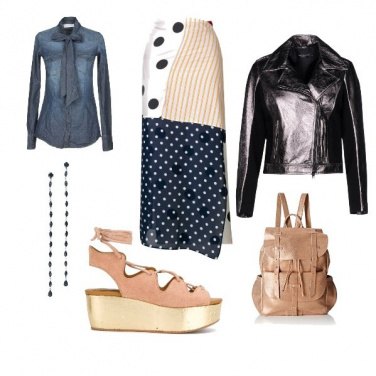 Outfit Biker jacket alternativo