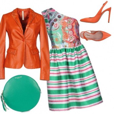 Outfit Cerimonia a colori