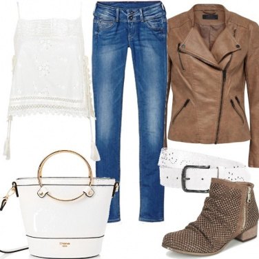 Outfit Rock in jeans