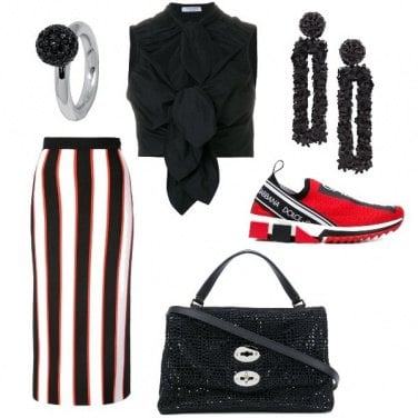 Outfit Le sneakers rosse