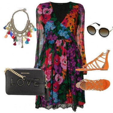 Outfit Fiori chic