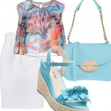 Outfit Coralli sul top
