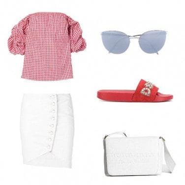 Outfit Le ciabatte rosse