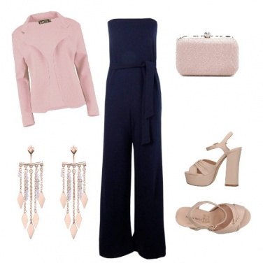 Outfit Rosa e blu