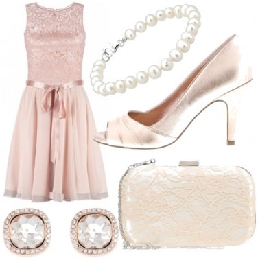 Outfit Pizzi e perle