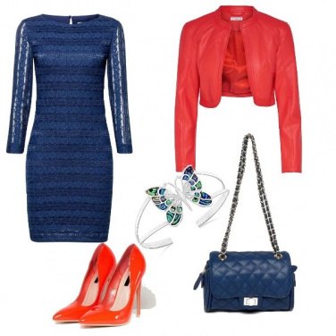 Outfit Rosso di sera