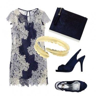 Outfit Blu pizzo