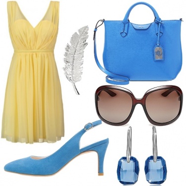 Outfit Gelato gusti crema e puffo