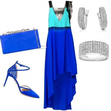 Outfit Matrimonio in blue ##