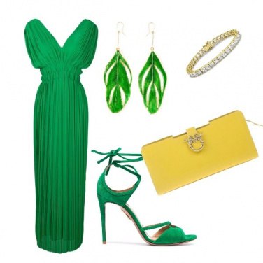 Outfit Verde smeraldo