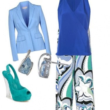 Outfit Verde glam