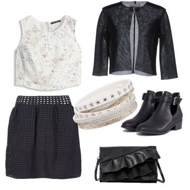 Outfit Bianco e nero