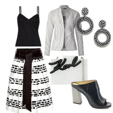Outfit Black and white