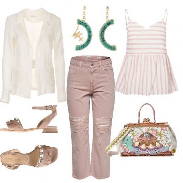 Outfit Orecchini We Positive e sandali gioiello