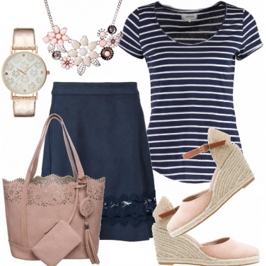 Outfit Un casual chic tra le righe