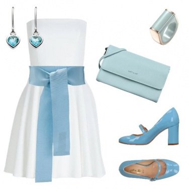 Outfit Il fiocco azzurro