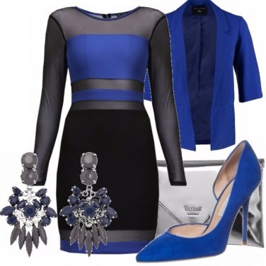 Outfit Blue Nude