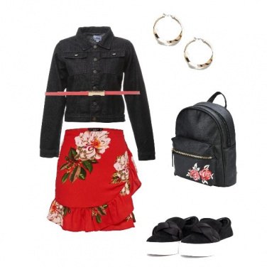 Outfit Edgy Rose