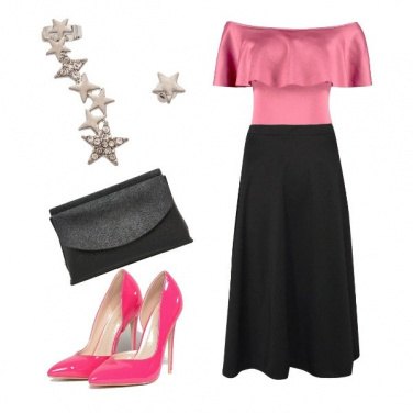 Outfit Pink&black
