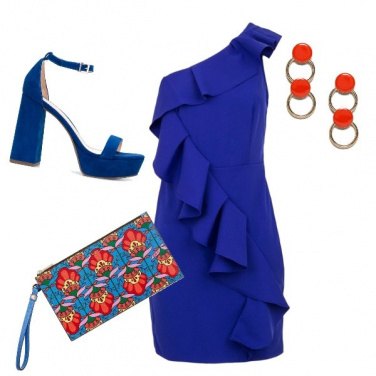 Outfit Cerimonia in blu