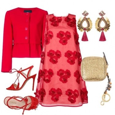 Outfit Woman in Red