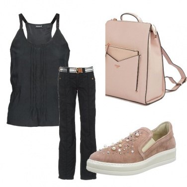 Outfit Scuola look