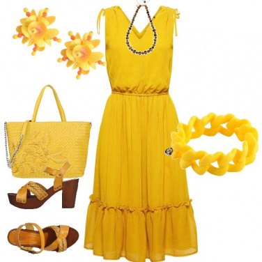Outfit Giallo summer
