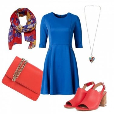 Outfit Red&blue