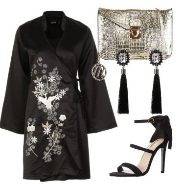 Outfit Kimono sexy per la sera