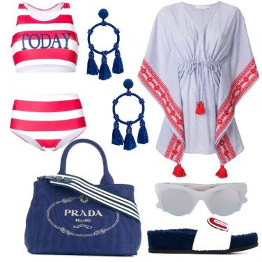 Outfit La borsa blu